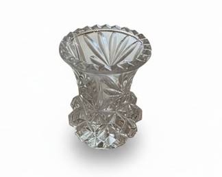 Cut Crystal Toothpick Holder