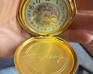 Franklin Mint "The Duke" John Wayne Collector Pocket Watch