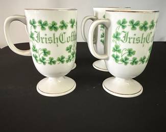 Irish Coffee Mugs Set of 3