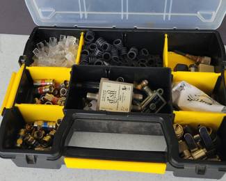 Assorted Satellite and Cable Connectors and Switch