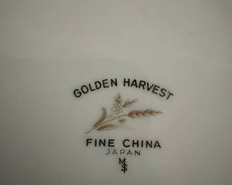 Golden Harvest Fine China Plate
