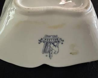 Belleek Classic Shamrock Mint Tray