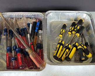 Assorted Craftsman and Other USA-Made Screwdrivers and Wrenches Set