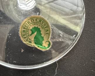 Waterford Crystal "Glandore" Pattern Flute Glasses (Set of 2)