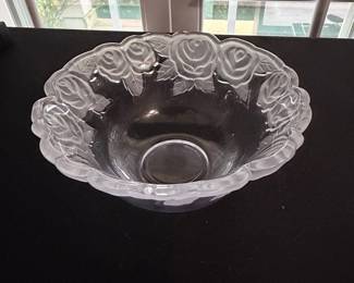 Mikasa Studio Nova Winter Rose Crystal Bowl