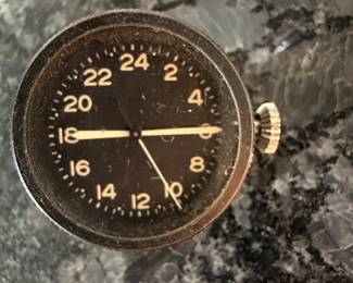 New Haven Clock Co. 24-Hour Military/Aviation Clock