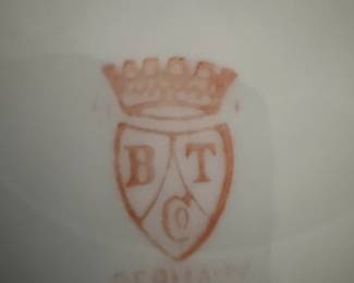 Bavaria Tirschenreuth Porcelain Plate with Floral Motif