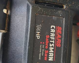 Sears Craftsman Sabre Saw Variable Speed 1/4 HP 5/8" Stroke
