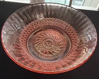 Anchor Hocking Miss America Pink Depression Glass Bowl