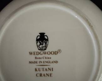 Wedgwood Kutani Crane Bone China Trinket Dish