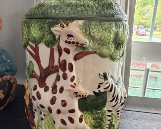 Ceramic Animal Cookie Jar
