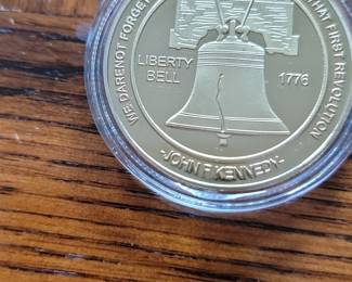 John F. Kennedy "Don't Tread on Me" Liberty Bell Commemorative Coin