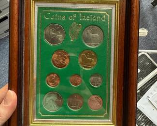 Coins of Ireland Framed Display - Pre-Decimal & Decimal Era