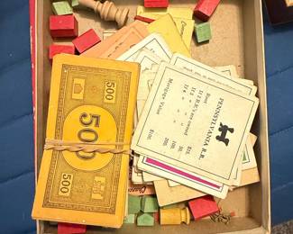Monopoly Popular Edition Board Game 1954