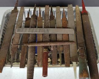 Assorted Measuring Tapes and Rasps/Files