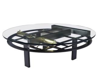 Kaizo Oto vintage 1980's "Art Deco" style coffee table