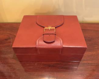 Rolex leather watch box