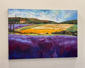 Large unframed art - signed Holman