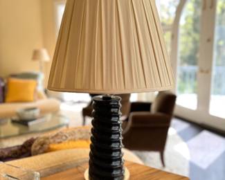 Spiral Ebony Lamp