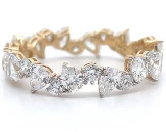 NEW! 2.50 Carat Diamond Mixed-Cut Ring in 14k Yellow Gold