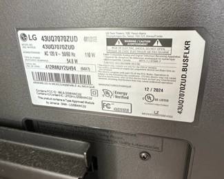 LG K UHD Smart TV Model UQZUD third image