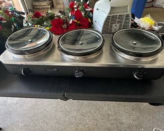CrockPot Triple Slow Cooker