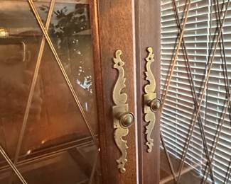 Ethan Allen Classic Manor Solid Maple China Cabinet second image