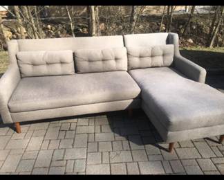 West Elm Crosby Sectional $550