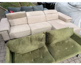 Green Basic Sofa $100