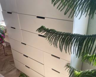 Large Modern Ikea White Dresser $35"