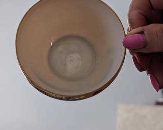 Vintage Japanese Tea cups - lithophane 