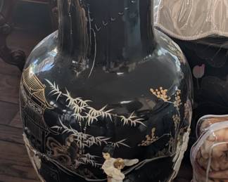 Large Mother of Pearl Vase