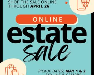 Shop Online 4/17 through April 26, Pickup May 1-2! Shop more items shown on our website: https://tucsonestatesales.square.site/