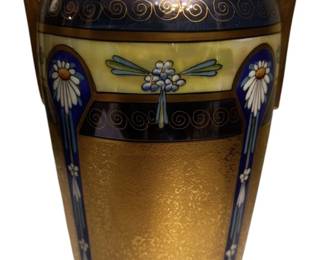 Hand Painted Floral Pickard China Porcelain Vase Bavaria