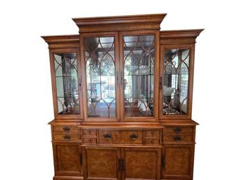 Thomasville Ernest Hemingway Breakfront China Cabinet
