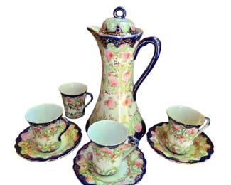 Antique Chocolate Pot Set