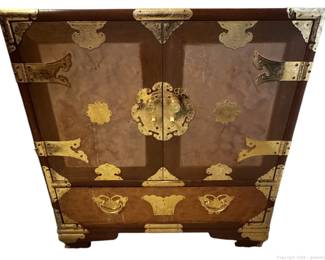 Vintage Asian Wood Cabinet