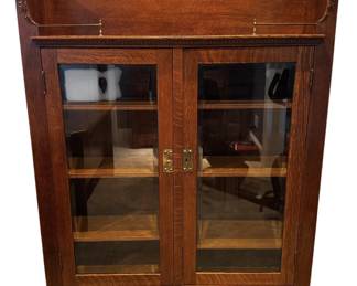 Unique Mission Style Oak Bookcase