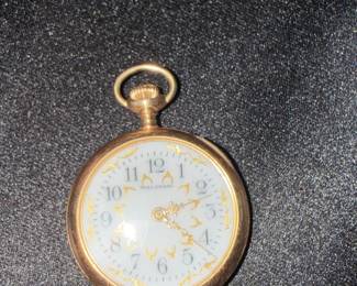 Waltham 14K Yellow Gold Pocket Watch