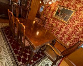 Henredon Mahogany Dining Set with 8 Chairs