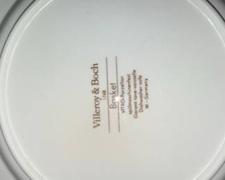 Villeroy & Boch Basket Pattern Vitro-Porcelain Plate