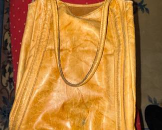 Vintage Bed Stu Leather Tote Bag