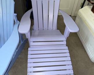 Adirondack Chair with Ottoman