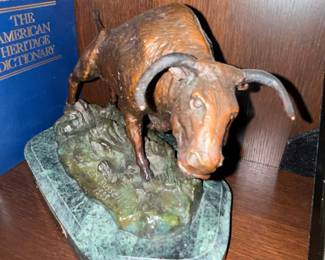 Bronc Buster Bronze Sculpture by C.M. Russell