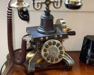 Reproduction "Eiffel Tower" Rotary Dial Telephone