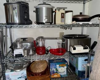 Assorted Kitchen Appliances and Housewares