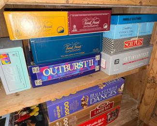 Assorted Board Games and Puzzles