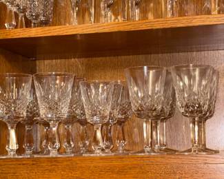 Cristal d'Arques "Pompadour" Cut Crystal Stemware Set