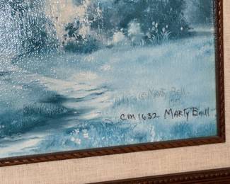 Marty Bell "Winter's Glow" Limited Edition Print CM1632