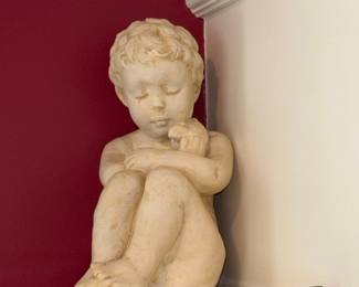 Cherubic Child Sculpture